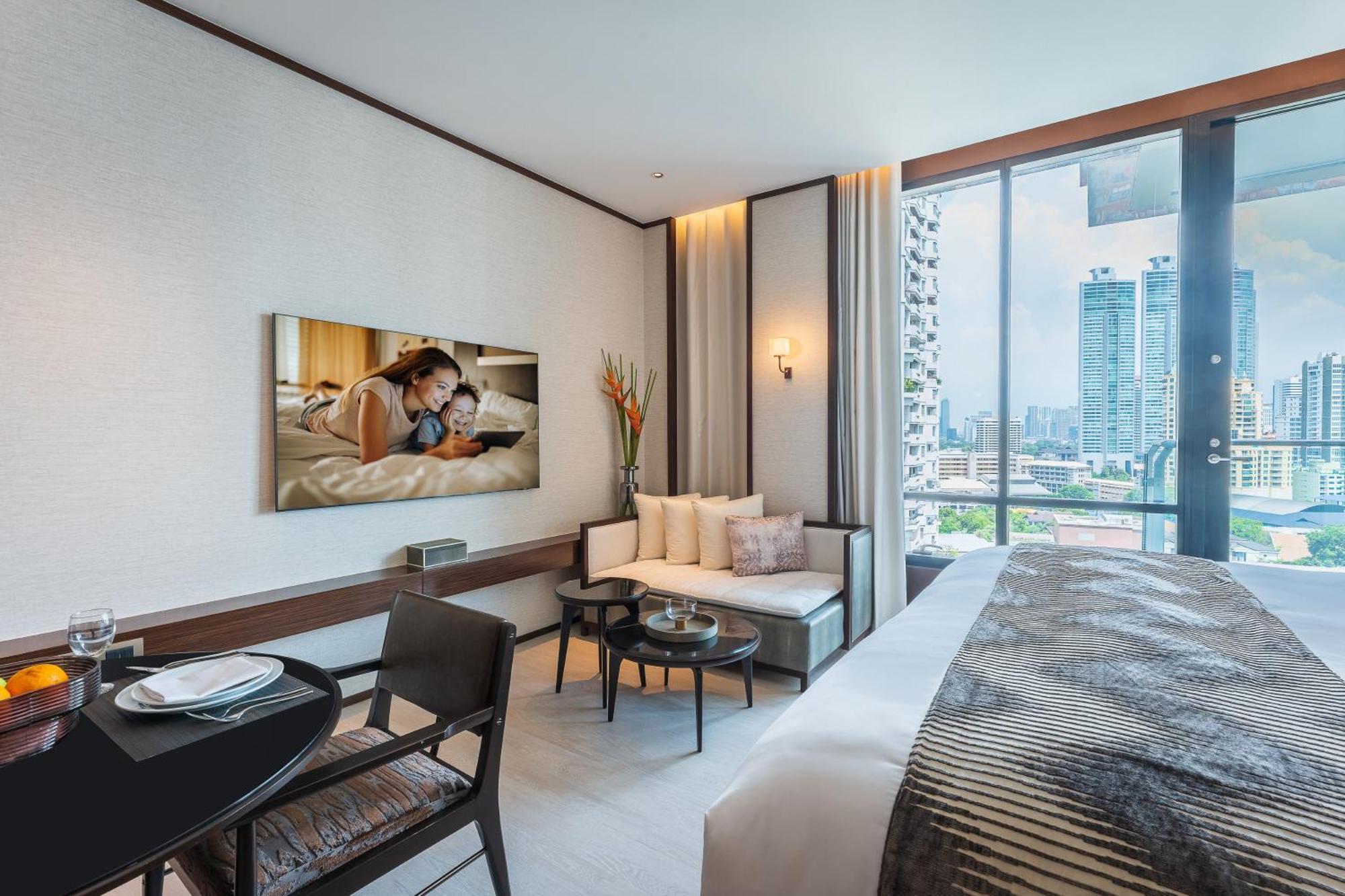 Silq Hotel & Residence, Managed By The Ascott Limited بانكوك الغرفة الصورة Deluxe Room